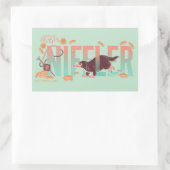 ファンタスティック・ビーストズニフラー 長方形シール (バッグ)