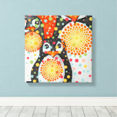 ファンタスティック・ペンギン キャンバスプリント (インサイチュ (ウッドフロア))