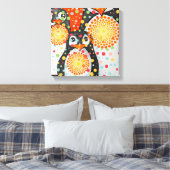 ファンタスティック・ペンギン キャンバスプリント (インサイチュ (寝室))