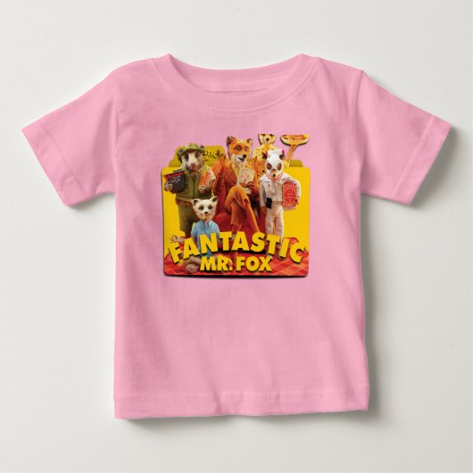 ファンタスティック Mr フォックス ベビーTシャツ (正面)