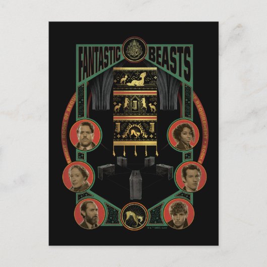 ファンタスティックBeastes Room of Requirement Graphic ポストカード (正面)