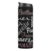 ファンタスティックBestManパーソナライズされた属前向き性 タンブラー (回転右)