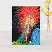 ファンタスティックFireworksグリーティングカード カード