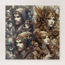 ファンタスティックSteampunk World – 詳細ファンタジーIllus