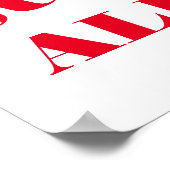 ファンタスティックUSAスーパーヒーローボーイ誕生日途方もない ポスター (角)