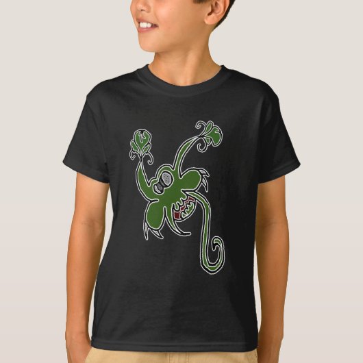 ファンタスティーのモンスタープラントスケッチ Tシャツ (正面)