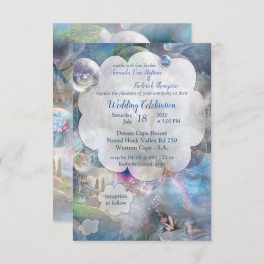 ファンタスマゴリア結婚ファンタジー サンキューカード (正面/裏面)