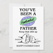 ファンタパーソナライズされたスティック・ファーザーのデイカード シーズンカード (正面)