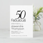 ファンタンゴな50歳の誕生日パーティー 招待状 (スタンド正面)