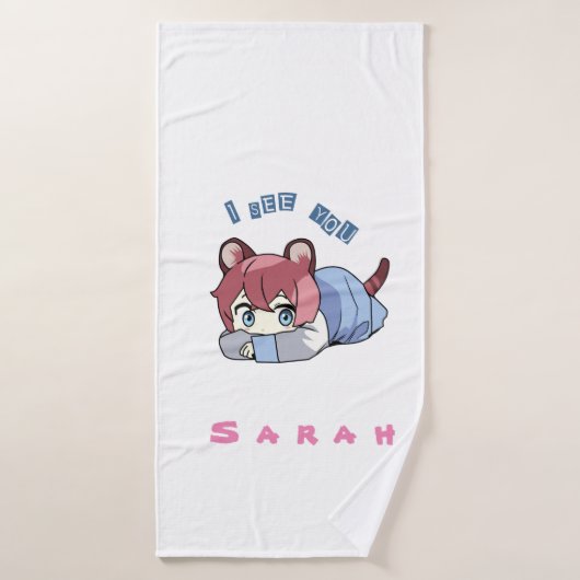 ファンタートアニメキュートガールキャラクター バスタオルセット (バスタオル)