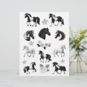 ファンタ感じスティックな馬と花のイラスト (スタンド正面)