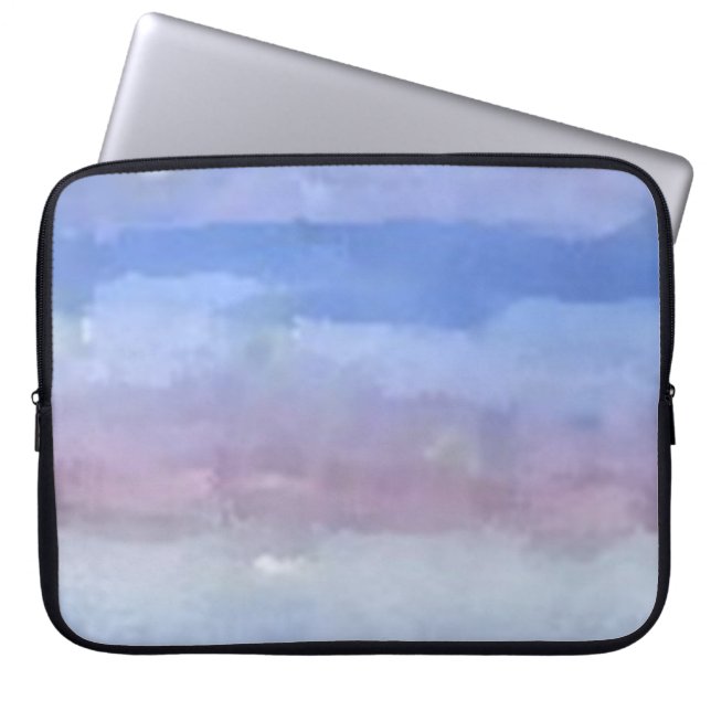 ファンダスリーブブルー_10 ラップトップスリーブ (正面)