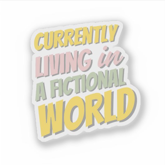 ファンダム引用文ステッカー シール (正面)