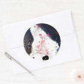 「ファンダンサー詳細」 ラウンドシール (封筒)