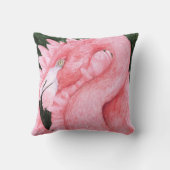 ファンダンサー – ピンクフラミンゴ クッション (裏面)