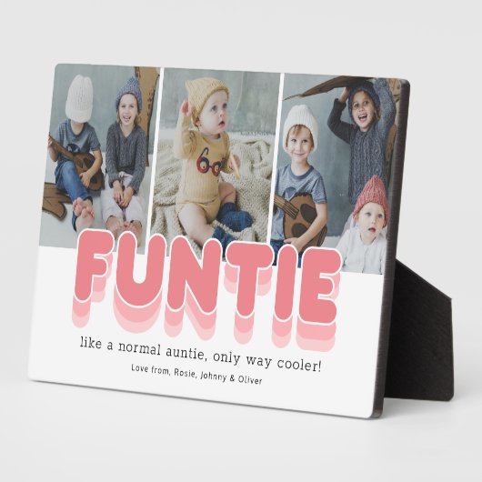 ファンテおもしろいィ叔母フォトプラーク フォトプラーク (側面)