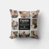 ファンティフォトコラージュ定義かわいいモダン叔母 クッション (正面)
