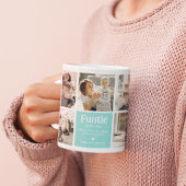 ファンティフォトコラージュ定義かわいいモダン叔母 コーヒーマグカップ