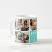 ファンティフォトコラージュ定義かわいいモダン叔母 コーヒーマグカップ (正面左)