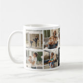 ファンティフォトコラージュ定義かわいいモダン叔母 コーヒーマグカップ (左)