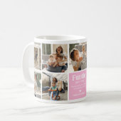 ファンティフォトコラージュ定義かわいいモダン叔母 コーヒーマグカップ (正面左)