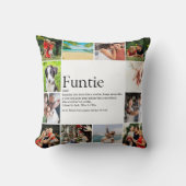 ファンティ叔母さん定義フォトコラージュ クッション (正面)