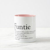 ファンティ叔母アンティ定義ことわざ おもしろい マグカップ (中央)