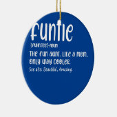 ファンティ定義おもしろいおばさんママのみ セラミックオーナメント (右)