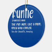 ファンティ定義おもしろいおばさんママのみ セラミックオーナメント (左)