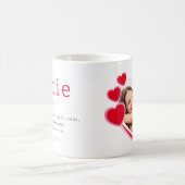 ファンティ定義ハートフォトアウンティ コーヒーマグカップ (中央)