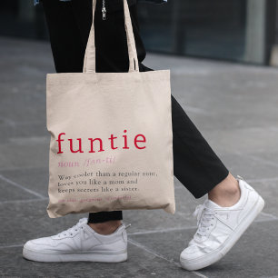 ファンティ定義ハートフォトバックAuntie トートバッグ