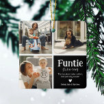 ファンティ3フォトコラージュ定義かわいいクリスマス セラミックオーナメント<br><div class="desc">かわいいファンティクリスマスオーナメント。おばあちゃんのための完璧なギフトおもしろいおばあちゃん！単にあなたのお気に入りの写真の3をアップロードしカスタマイズて、定義を追加してパーソナライズする/s。</div>