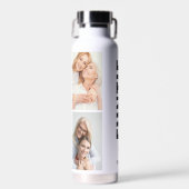 ファンティ |おもしろいカッコいいおばさん名前をカスタムする4 Photo Collage ウォーターボトル (正面)