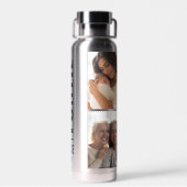 ファンティ |おもしろいカッコいいおばカスタムさん年4写真コラージュ ウォーターボトル (背面)