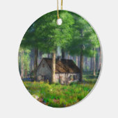 ファンテイズザフォレストコテージオーナメント セラミックオーナメント (左)