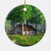 ファンテイズザフォレストコテージオーナメント セラミックオーナメント (裏面)