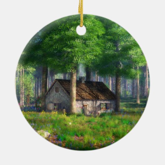 ファンテイズザフォレストコテージオーナメント セラミックオーナメント (裏面)