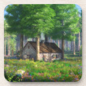 ファンテイズ:森のコテージコルクコースター コースター (正面)