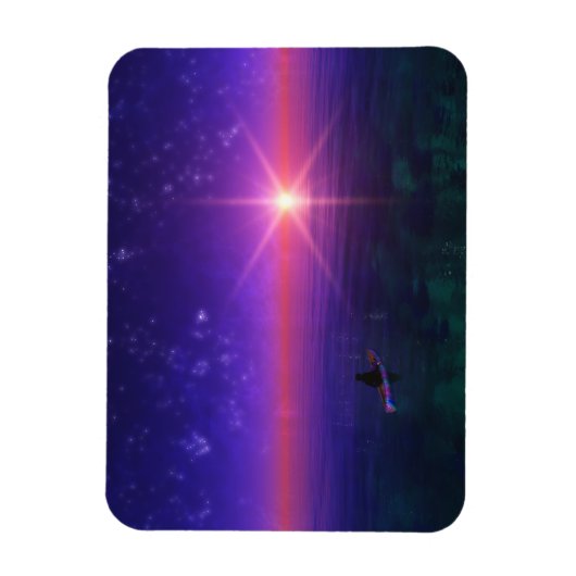 ファンテイズ：海の上フレキシブルマグネット マグネット (縦)