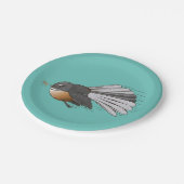 ファンテイルピワカワ ペーパープレート (アングル)