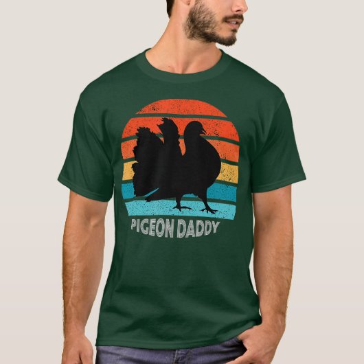 ファンテールピジョンダディサンセット Tシャツ (正面)