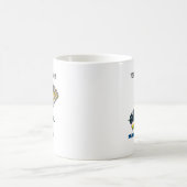 ファンテールプリントスタイル コーヒーマグカップ (中央)