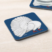 ファンテール：白 コースター (左側)