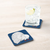 ファンテール：白 コースター (右側)