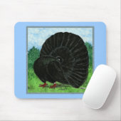 ファンテール：黒 マウスパッド (マウス)