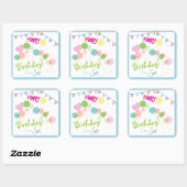 ファンディカスタマイズー誕生日シール スクエアシール (シート)