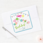 ファンディカスタマイズー誕生日シール スクエアシール (封筒)