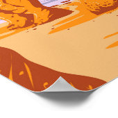 ファンディナショナルパークカナダトラベルアートヴィンテージ ポスター (角)