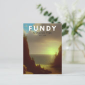 ファンディナショナルパークカナダヴィンテージアート ポストカード (スタンド正面)