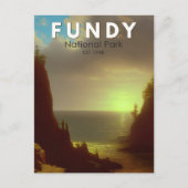 ファンディナショナルパークカナダヴィンテージアート ポストカード (正面)